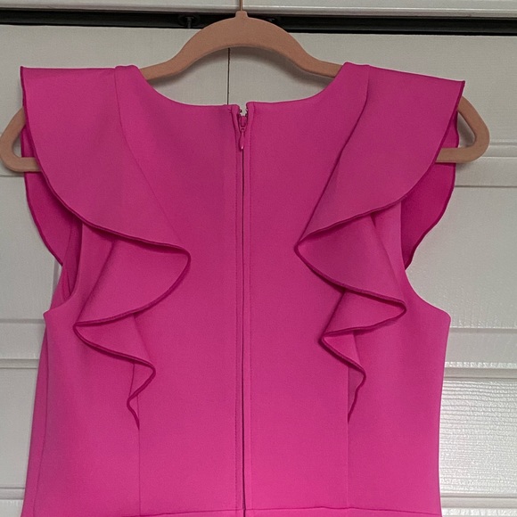 Lilly Pulitzer Pink Ruffle Midi Dress - Picture 5 of 5